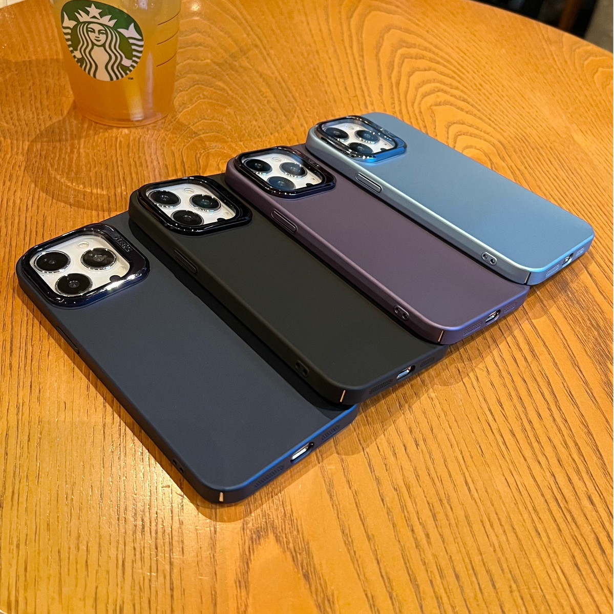 Lens Invisible Bracket Case Cover For iPhone