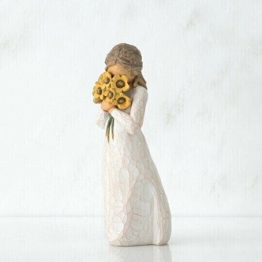 Flower of Friendship, Hand Carving-- A tribute to your friendship