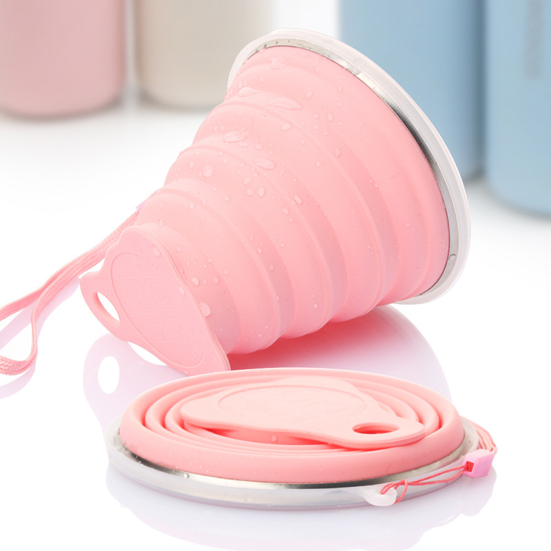(Last Day Flash Sale-50% OFF) Silicone Collapsible Travel Cup-BUY 4 FREE SHIPPING