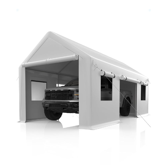 DEXSO Carport Portable Garage Heavy Duty Car Port Canopy