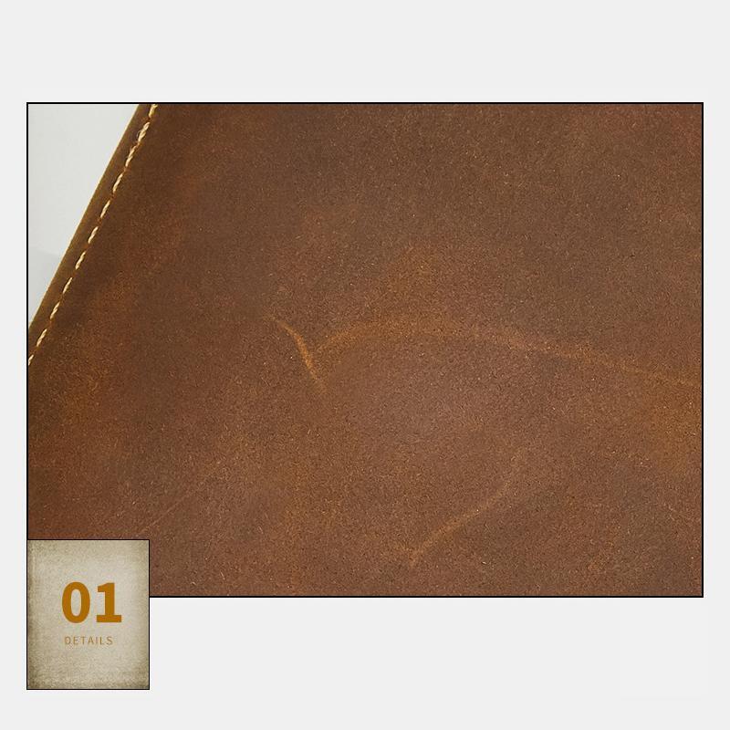 Multifunctional Genuine Leather Retro Wallet Passport Holder