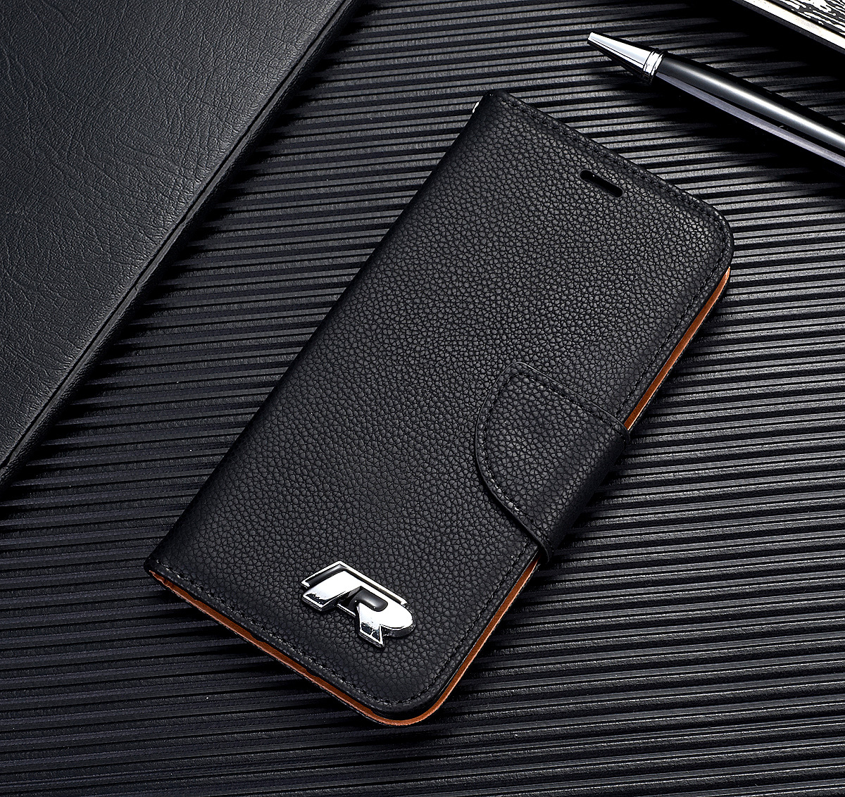 🔥HOT SALE 50% OFF 🚗Car logo-book type leather case
