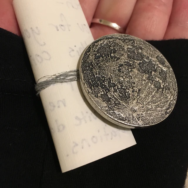 Silver Supermoon 1 oz Coin - Large 1.5