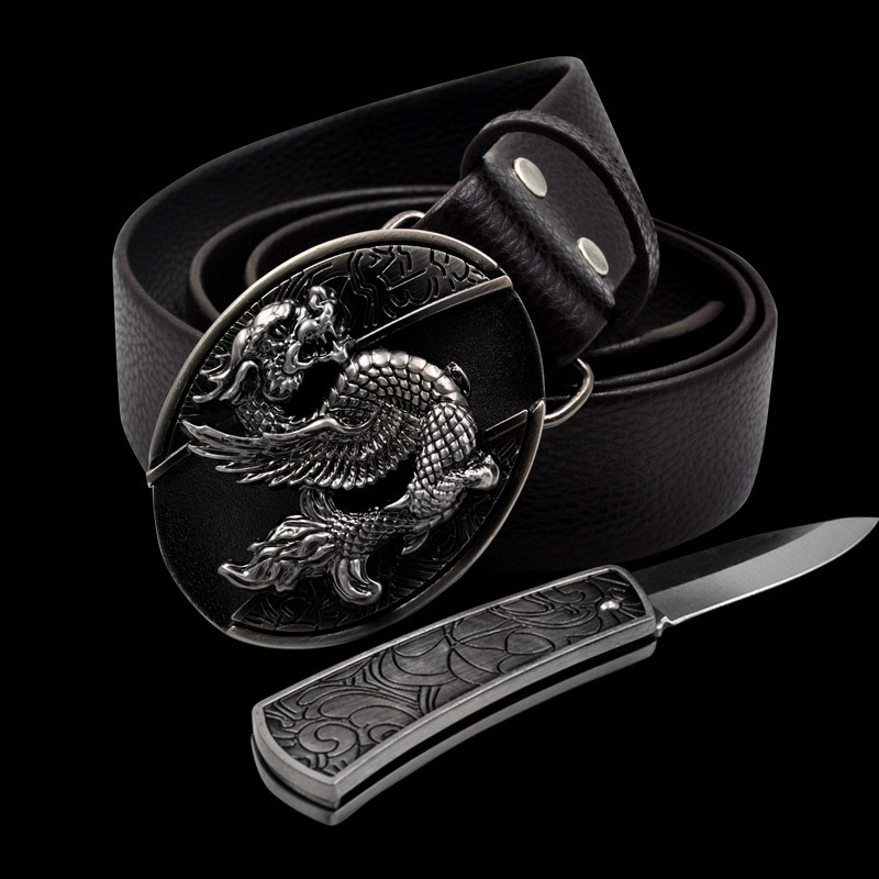 Metal Leather Belt (Protect Yourself)