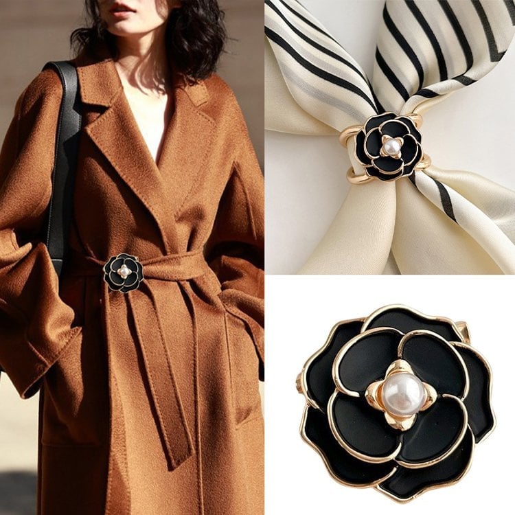 (Spring Sale)Women's Elegant Pearl Floral Ring Clip-Buy 3 Get 1 Free