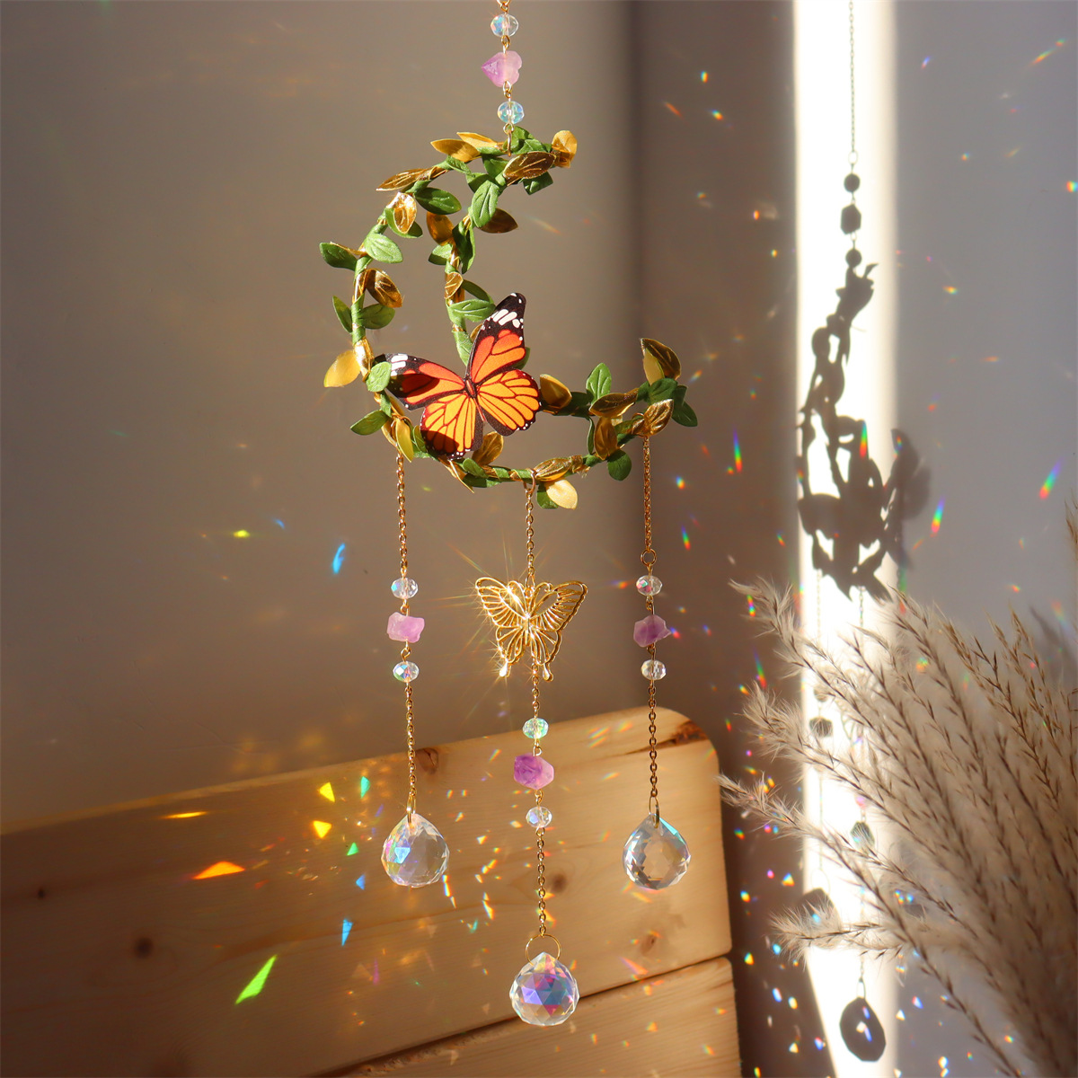 💕2023 Creative Moon Crystal Decor-Good Luck Charms Gifts
