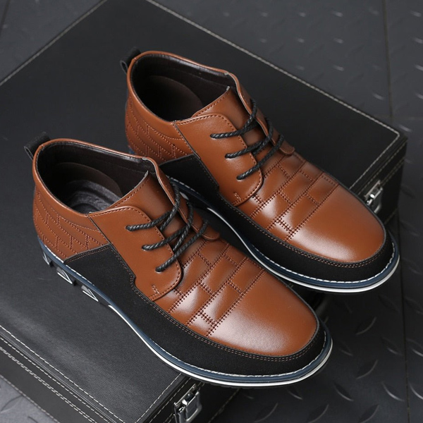 High Top Oxford Derby Leather Shoes Buy 1 Get 1 50%OFF