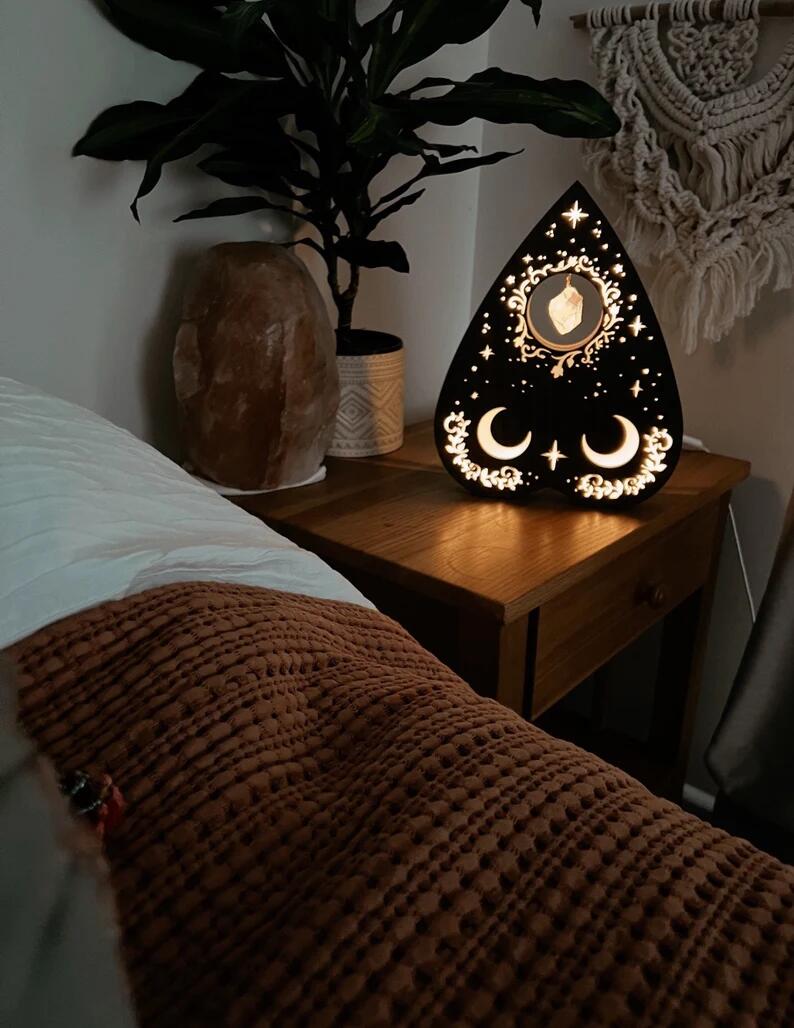 Planchette Heart Night Table lamp