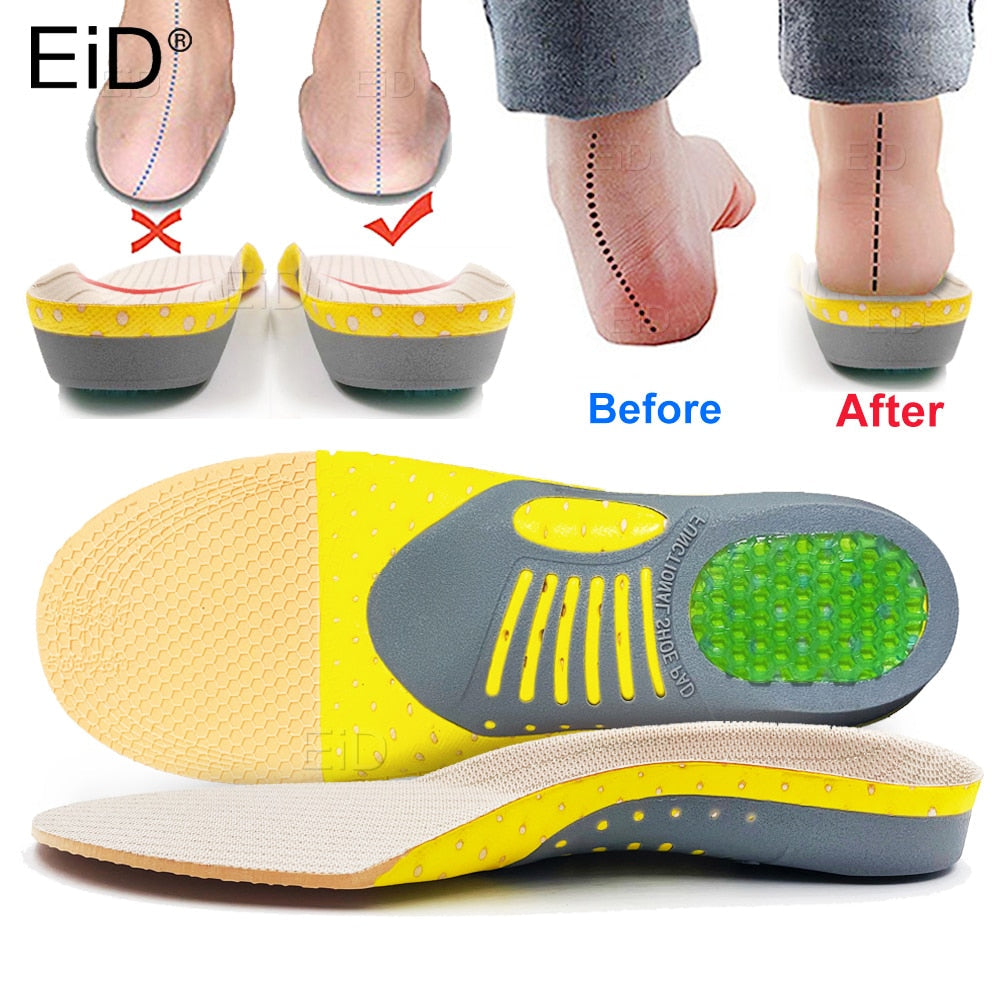 Orthotic Gel Insoles for Plantar Fasciitis/Arch Support/Flat Foot