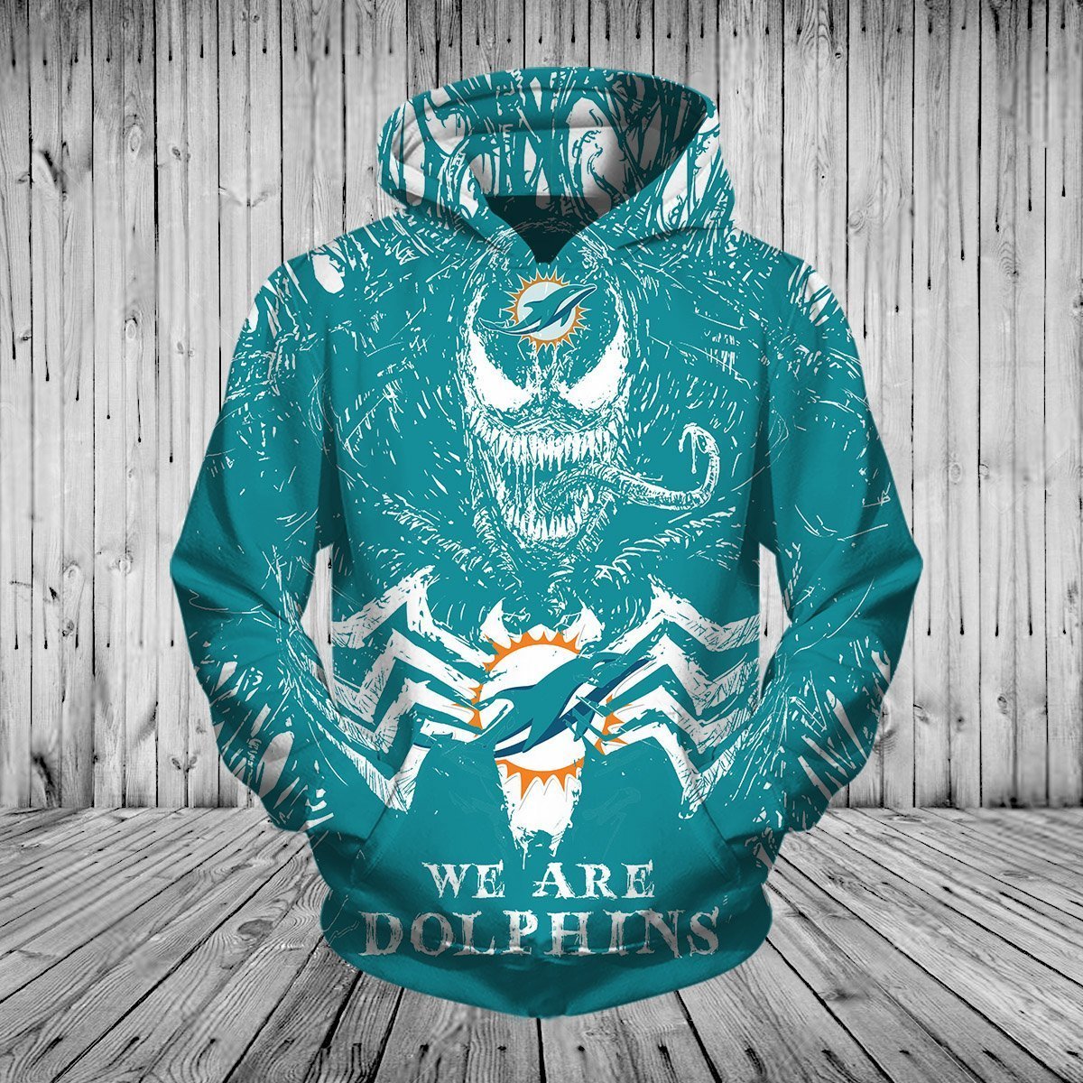 DOLPHINS 3D HOODIE VN7