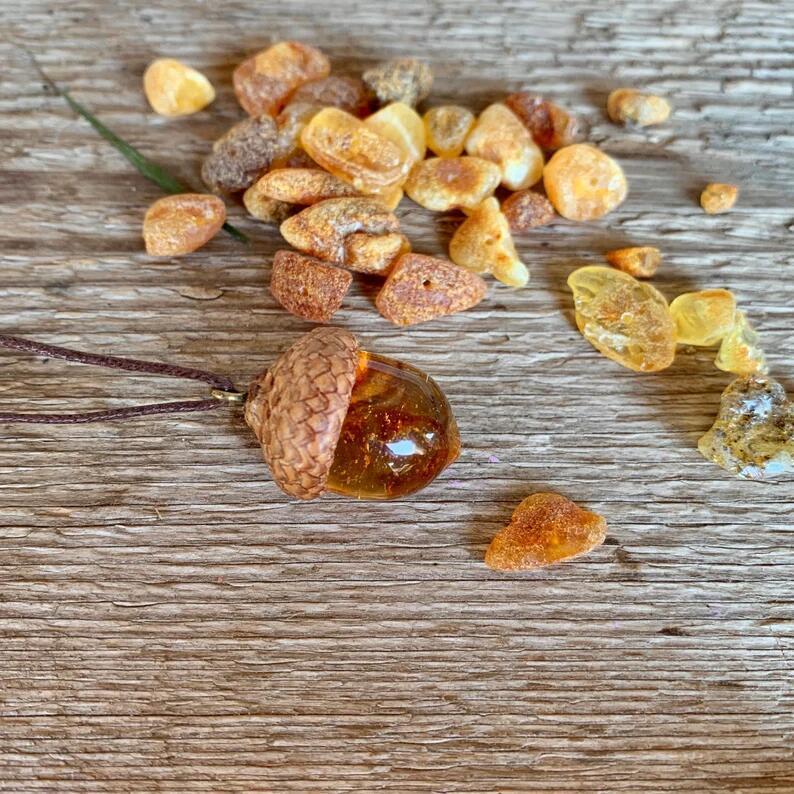 Acorn Wish Pendant-Acorn Amulet