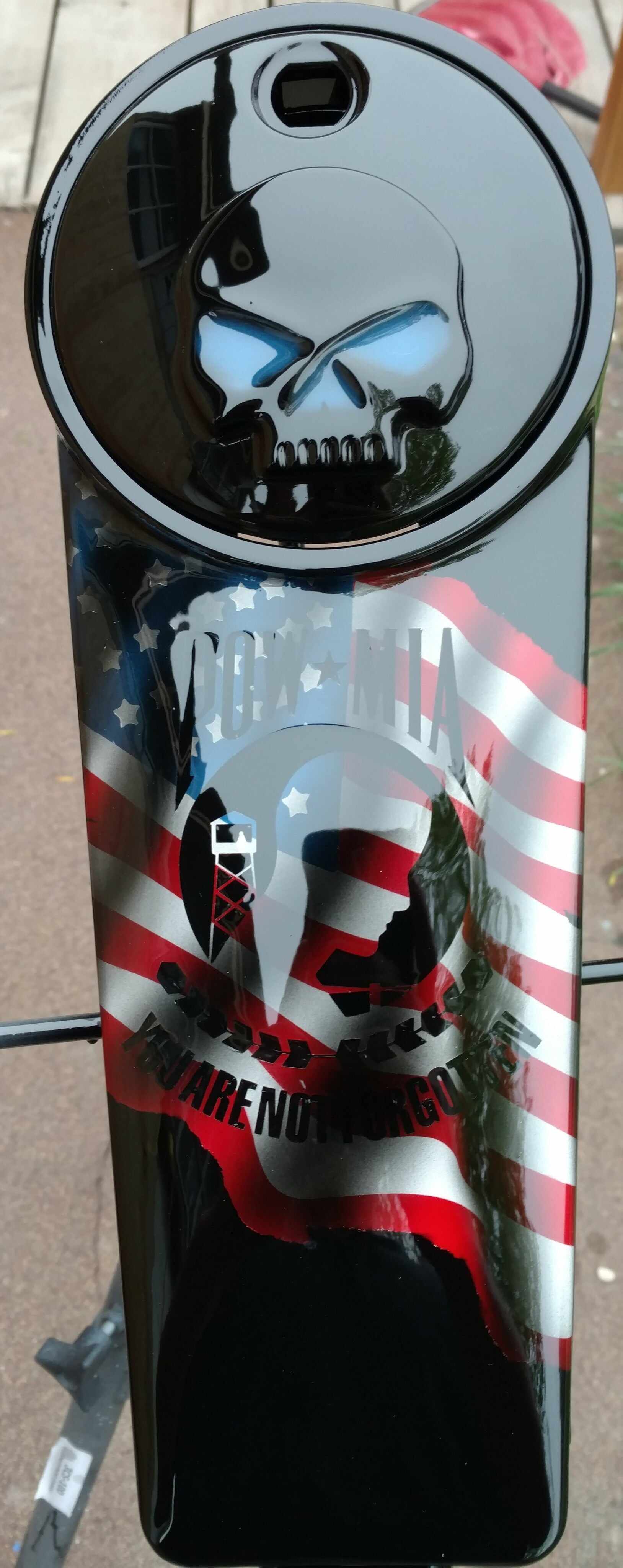 Harley Motorcycle Harley Full Color Pow Mia Tribute Console