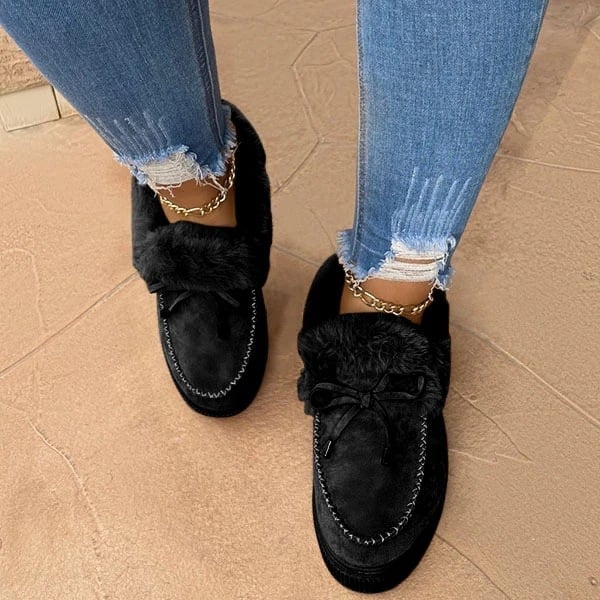 Last Day Promotion 69% OFF - 🔥Women's boots round head thick sole Orthopedic Arch-Support thick warm cotton shoes(Buy 2 Free Shipping)
