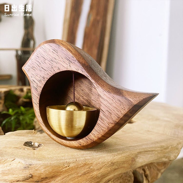 Handmade Wooden Cute Bird Doorbell