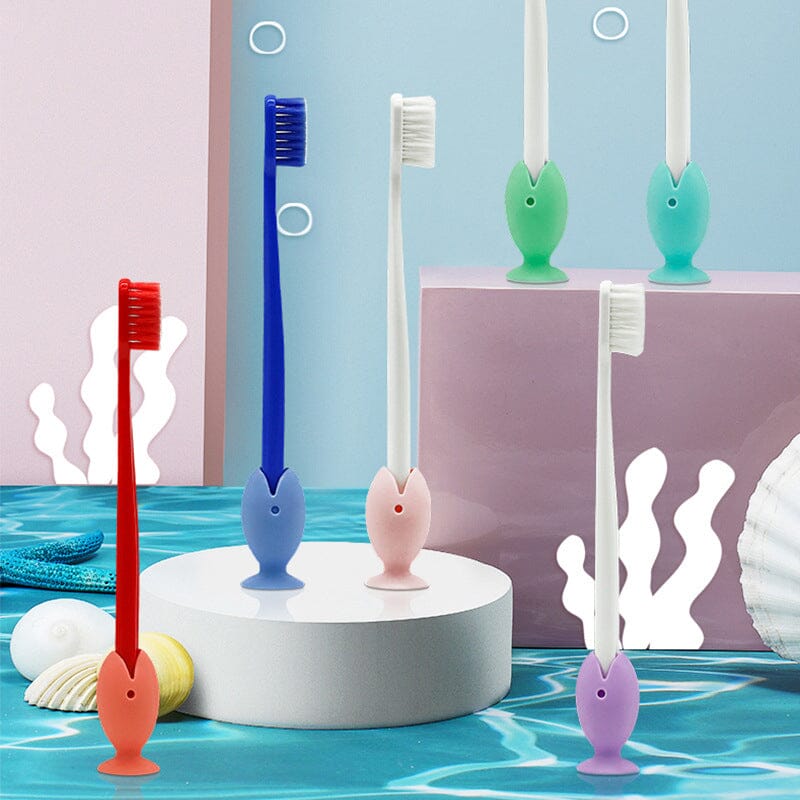 (🌲XMAS Hot Sale- 50% OFF)Cute Standing Tooth Brush Cover Cap(2Pcs/Set)-BUY 3 SETS GET 2 SETS FREE(10PCS)