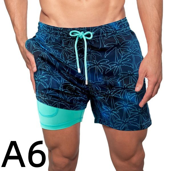 Double-layer beach pants