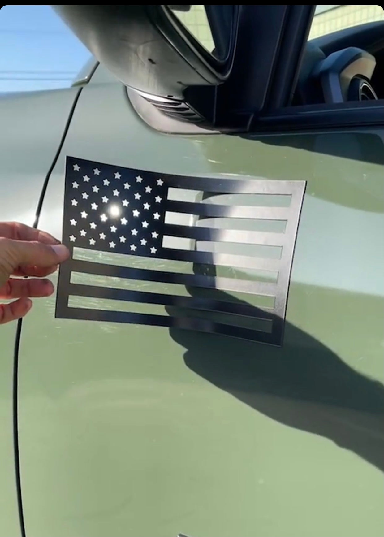 American Flag Magnets - Black (Best-Seller)