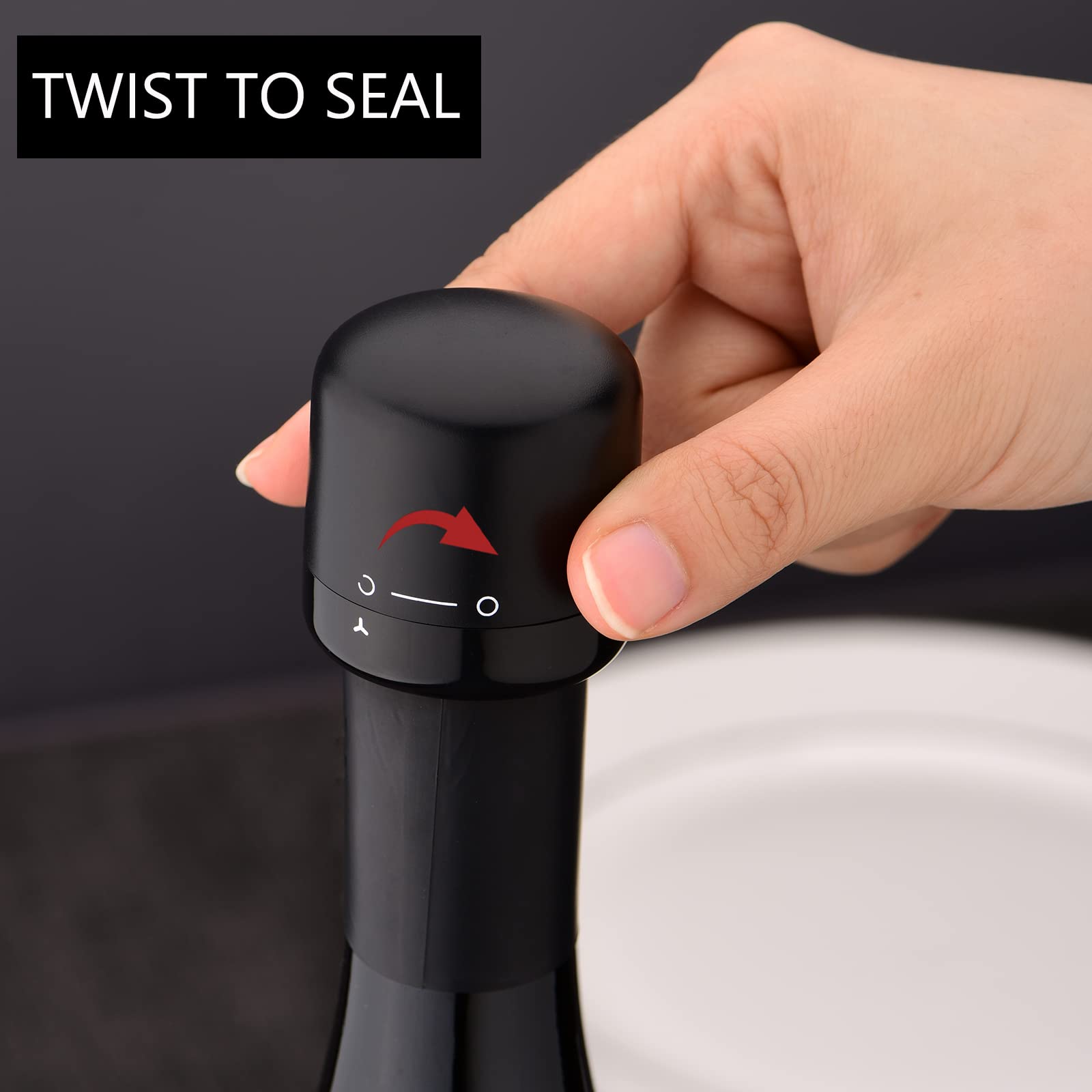 (🔥48% OFF NOW) Silicone Sealed Wine, Beer, Champagne Stopper-Buy 3 Get 2 Free!