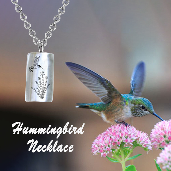 ❤️40% OFF FOR VALENTINE'S DAY🌹HUMMINGBIRD NECKLACE - GIFT FOR ANIMAL LOVER