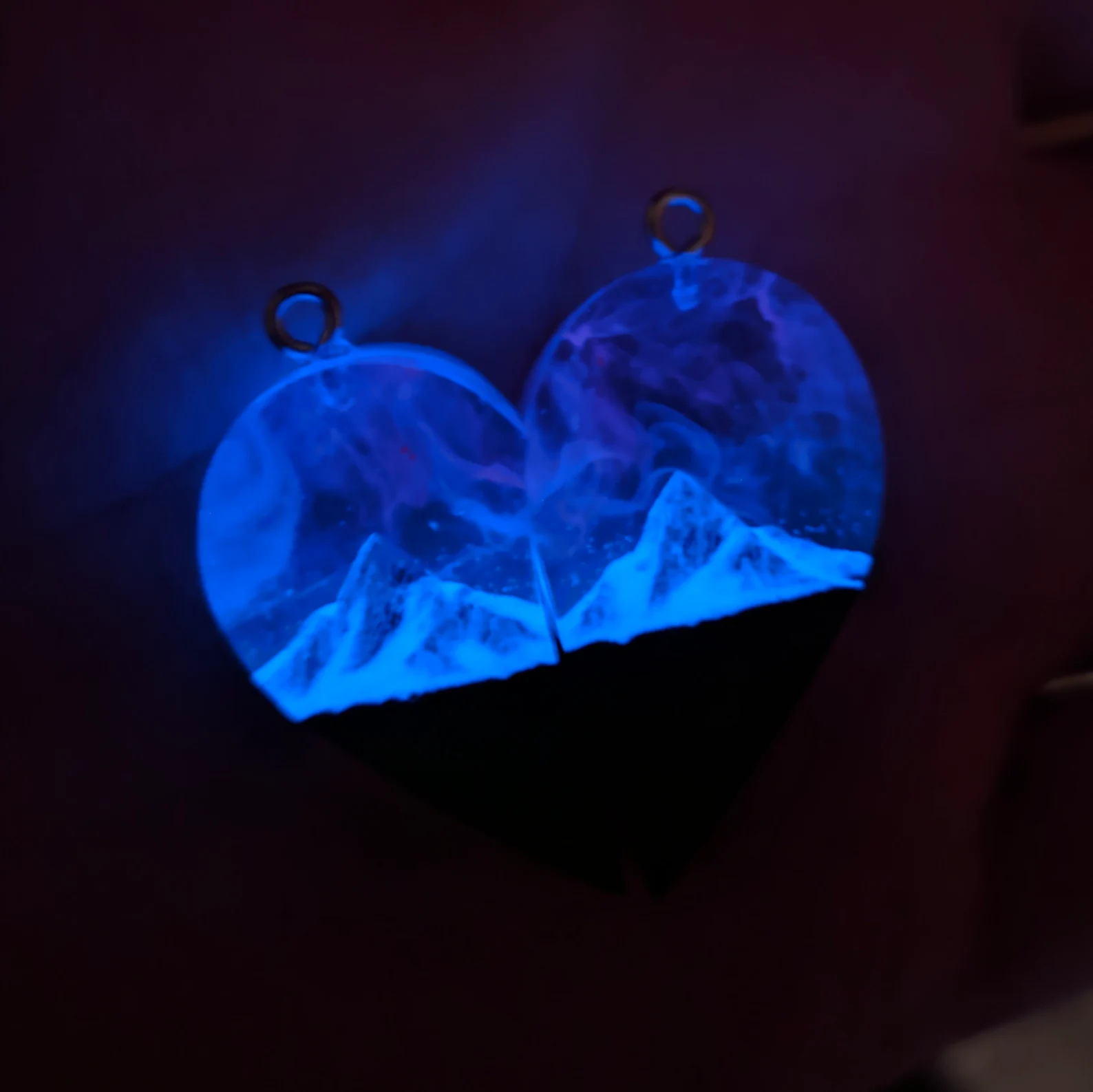 Iceberg Heart Necklace