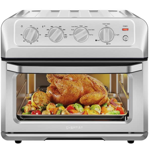 Chefman Air Fryer Toaster Oven 20 L Countertop Convection Bake & Broil 7 Cooking Functions