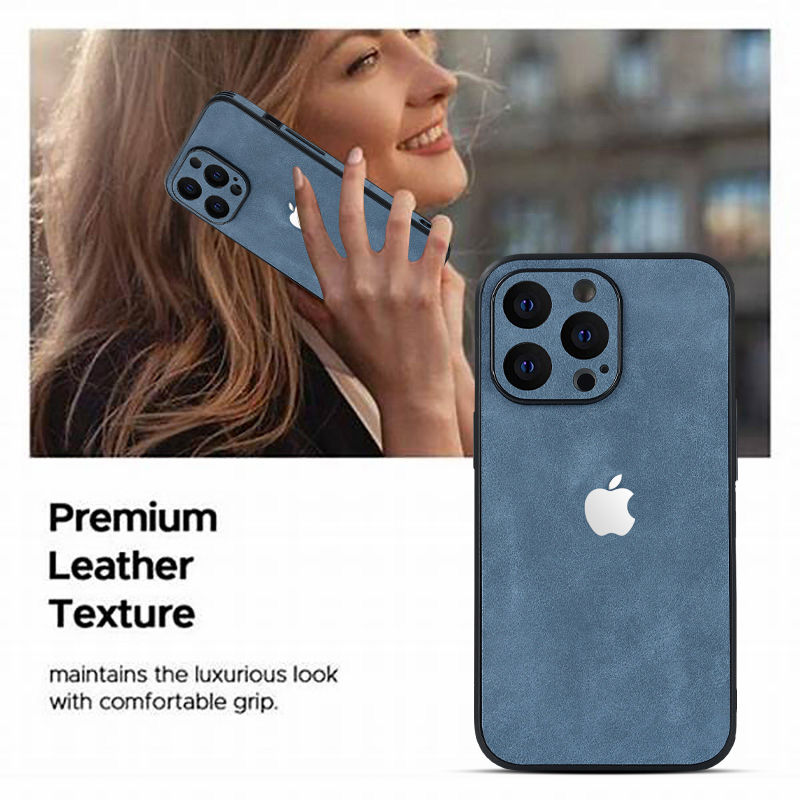 Lambskin Four-pack Edged Case Cover For iPhone