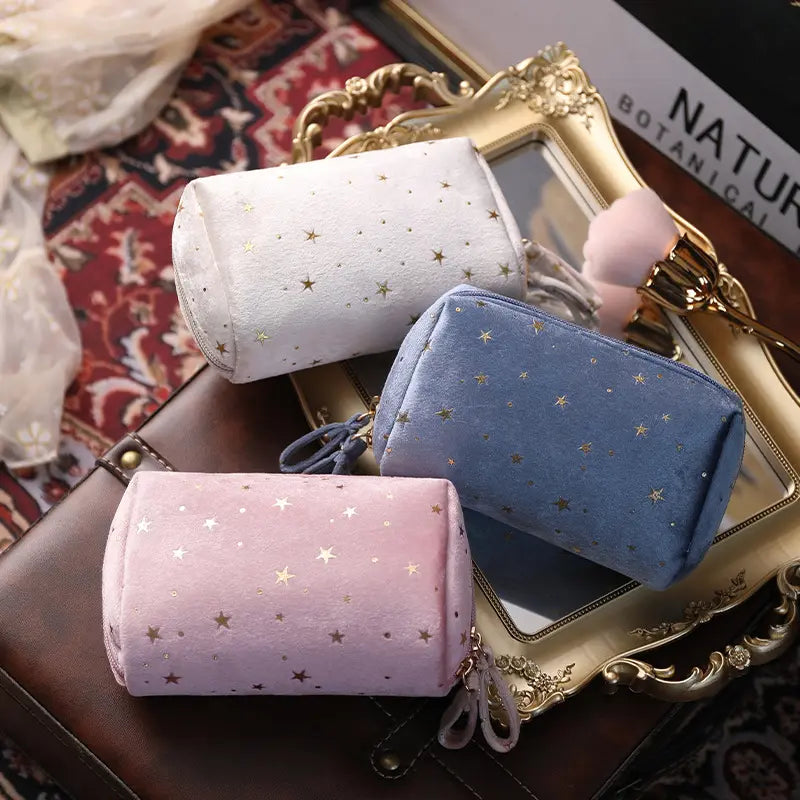 Velvet Makeup Bag
