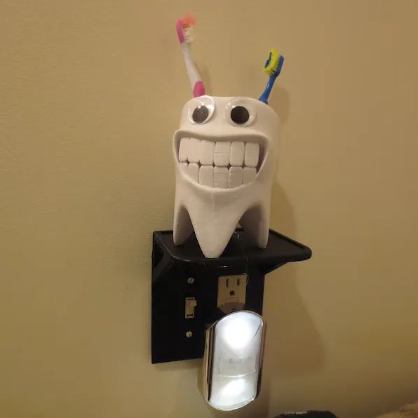 Funny Toothbrush or Pencil Holder Cup