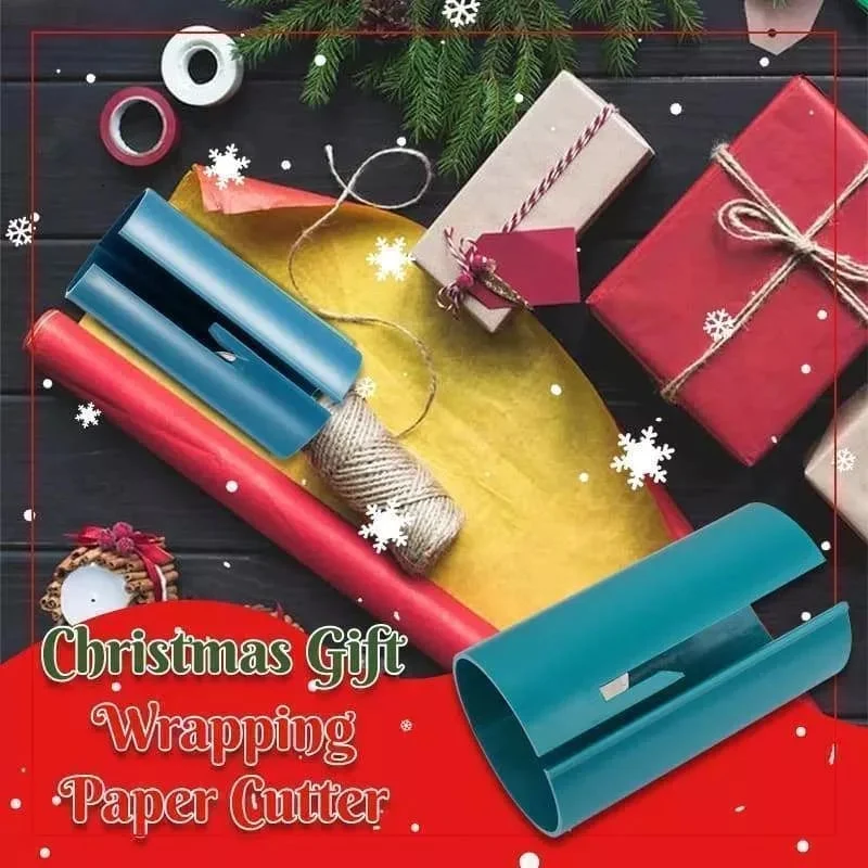 🎄CHRISTMAS DISCOUNT BUY 1 GET 1 FREE🔥Christmas Gift Wrapping Paper Cutter🔥