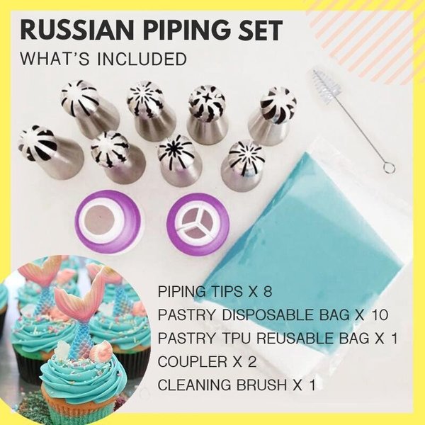 (Hot Sale Now-50% OFF) Cake Decor Piping Tips-BUY 2 FREE SHIPPING