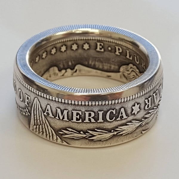1921 Classic Morgan Dollar Coin Ring