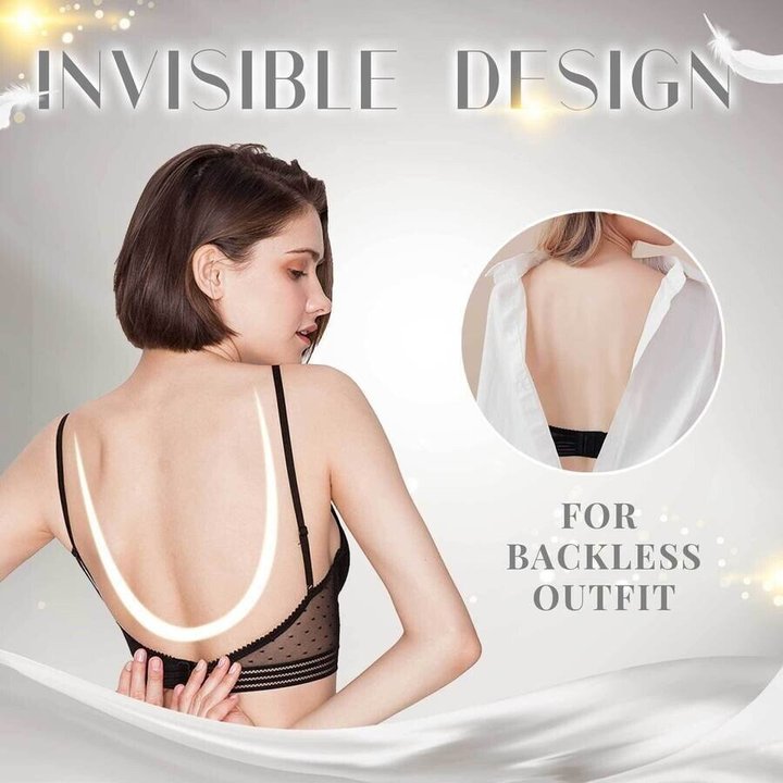 Big Sale 50% OFF🥰Low Back Wireless Lifting Lace Bra💕BUY 2 FREE SHIPPING
