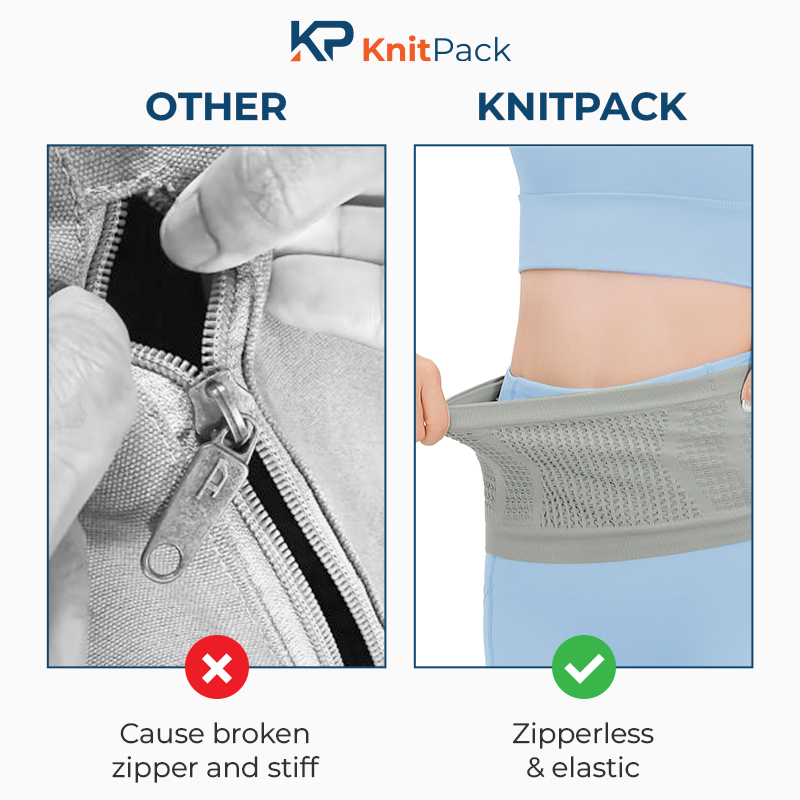 KnitPack – Multifunctional Knit Breathable Concealed Waist Bag