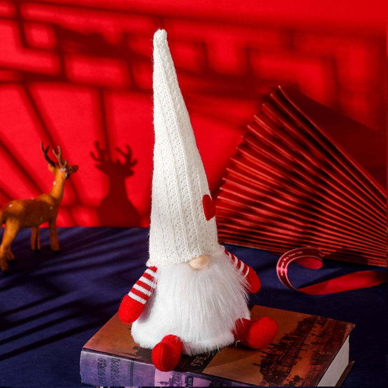 Christmas Decorative Light-Emitting Gnome Plush Doll Ornaments