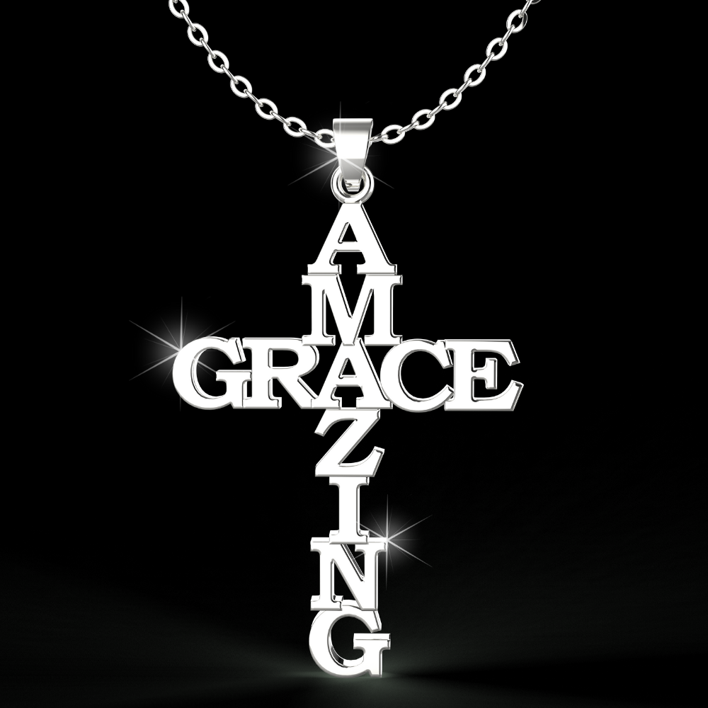 50% OFF🔥Amazing Grace Cross Necklace🔥BUY MORE SAVE MORE