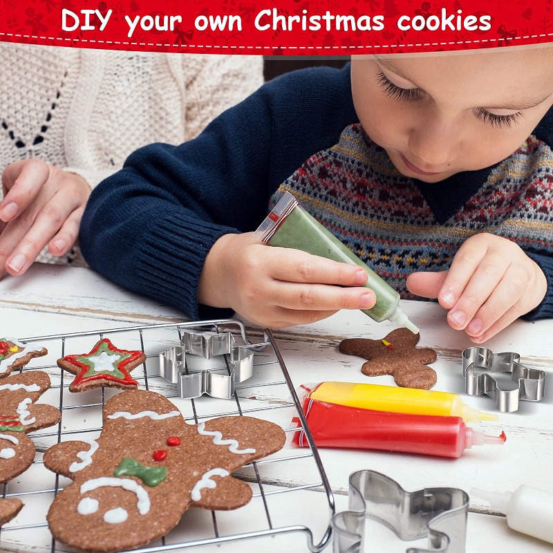 9 Pieces Christmas Cookies Mould