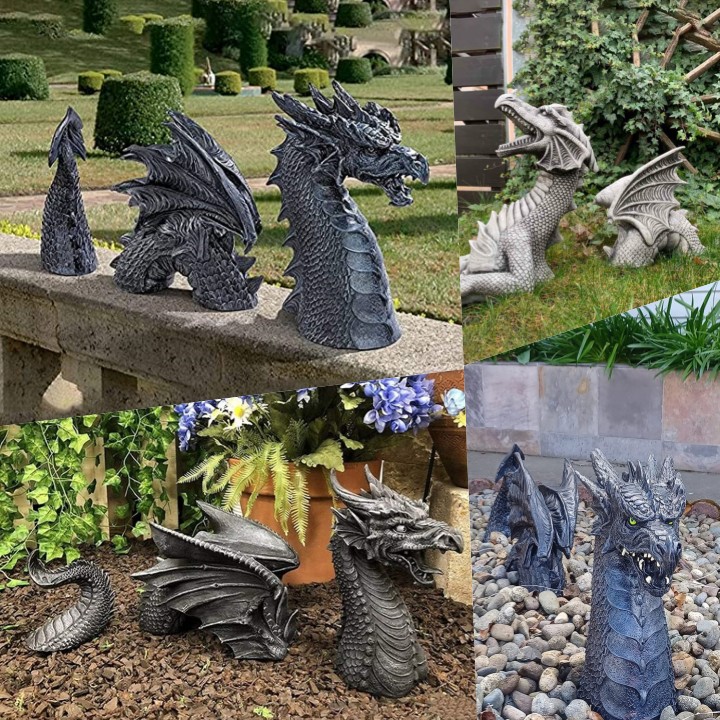 🔥Last Day Promotion-SAVE 60% OFF🔥The Dragon of Falkenberg Castle Moat Lawn Statue-BUY 2 GET 10% OFF & FREE SHIPPING