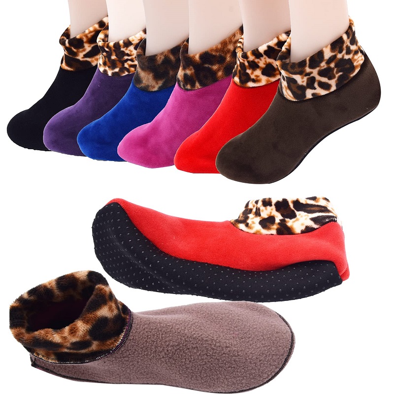 (⚡⚡Last Day Promotion-SAVE 50% OFF) Women Indoor Non-slip Thermal Socks [Free Size] - Buy 6 Pairs Get 20% OFF!