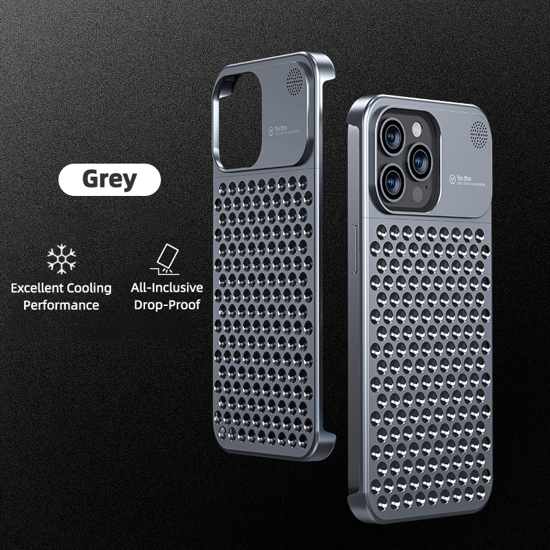 New Aromatherapy Alloy Heat Dissipator Case Cover for iPhone