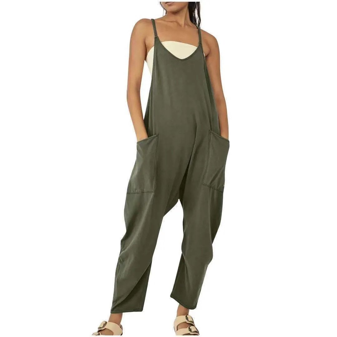 Hot Sale🔥 Womens Casual Wide-Leg Jumpsuit(Buy 2 Free Shipping)
