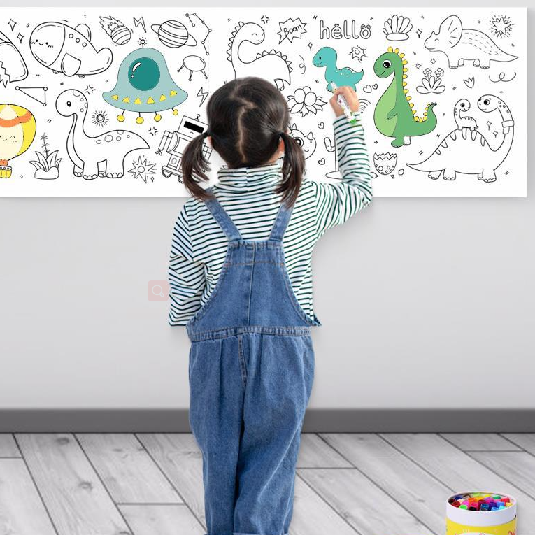 (🌲Early Christmas Sale- SAVE 49% OFF)CHILDREN'S COLORING ROLL-⏰BUY 3 GET 12% OFF & FREE SHIPPING