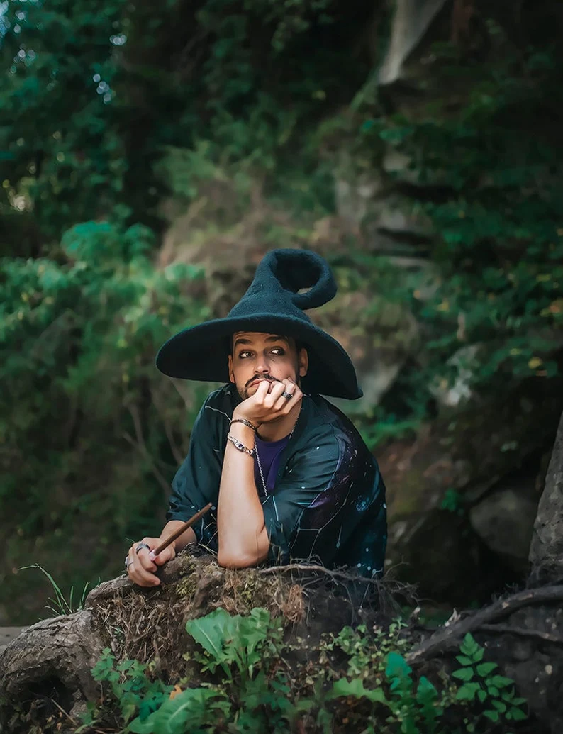 (👻2022 Early Halloween Sale-49% OFF)Witch hat wizard magic hat