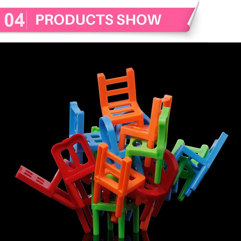 (🌲Early Christmas Sale- SAVE 48% OFF)Chairs Stacking Tower Balancing Game-BUY 2 SETS GET 1 SET NOW！