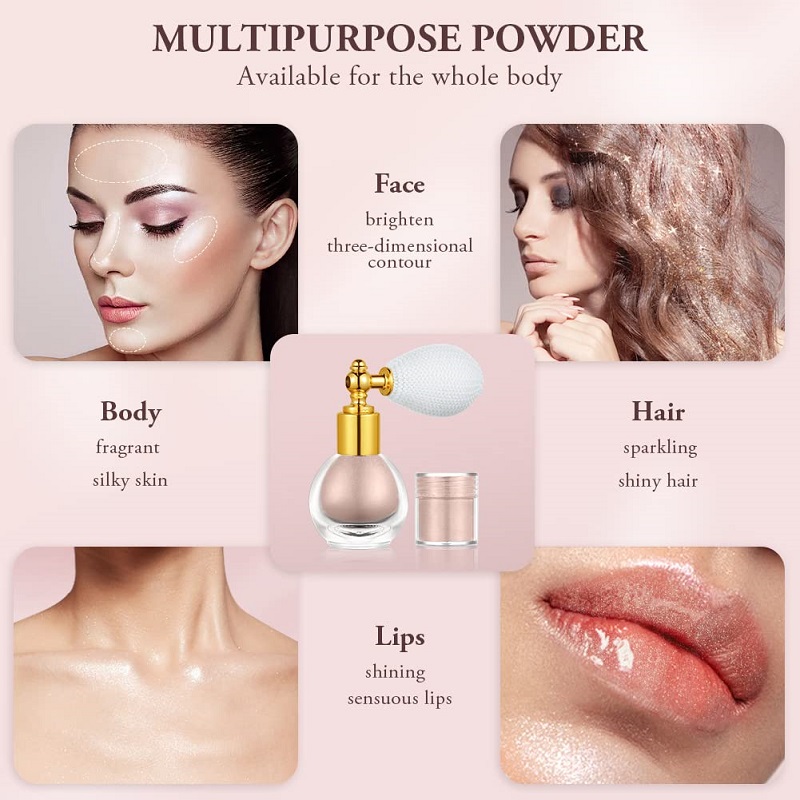 (BUY 2 GET 15% OFF🔥 ) Shiny Body Glitter Spray  Highlighter Loose Powder Spray