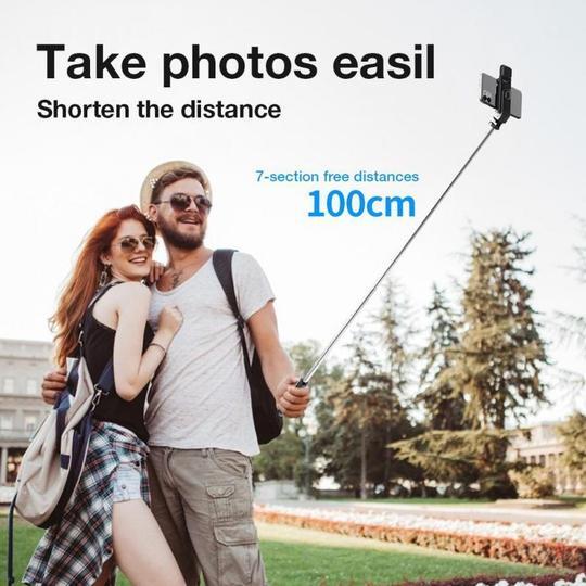 6 IN 1 WIRELESS BLUETOOTH SELFIE STICK