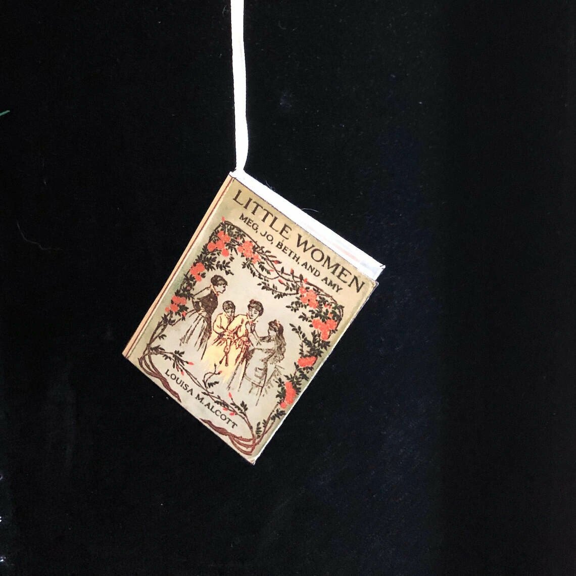 Miniature Book Christmas Ornament