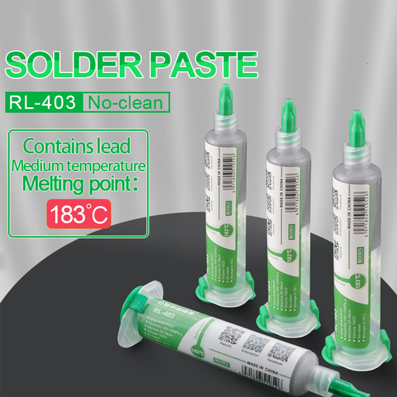 20g BGA Syringe Tin Solder Paste Leaded Sn63/Pb37   Melting Point 183℃