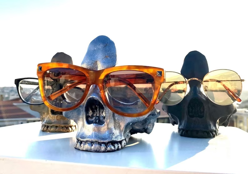 Skull Glasses Stand Holder