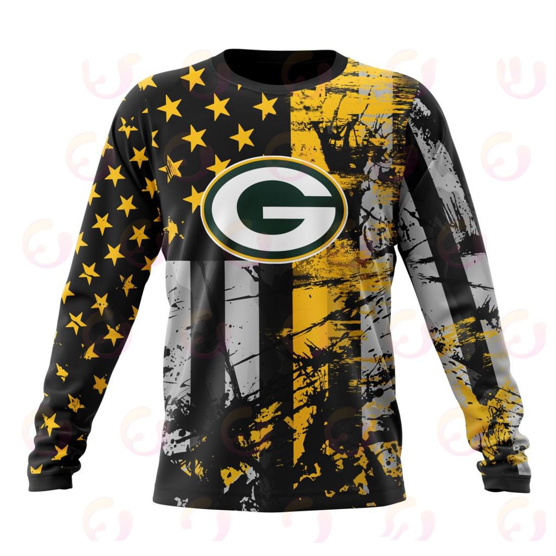 GREEN BAY PACKERS 3D HOODIE JERSEY FOR AMERICA
