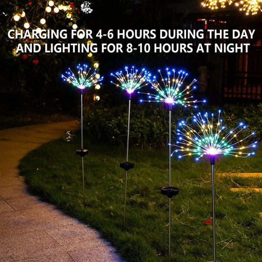 SOLAR FIREWORKS LIGHT LUMINOUS